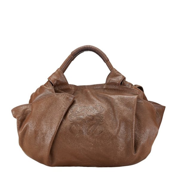 Loewe Anagram Brown Leather handbag - Picture 1 of 9